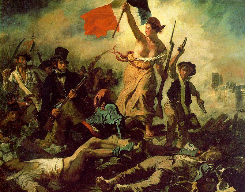 Eugene Delacroix Liberty Leading the People Germany oil painting art